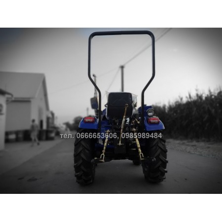 Мототрактор БУЛАТ Т-185 МАСТЕР 3Т із трьохточоковою навісною системою та двохкорпусним плугом + противаги, дуга безпеки, максимальний комплект